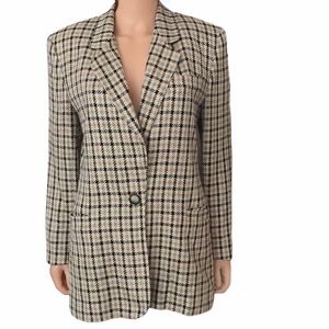 Vintage JH Collectibles plaid blazer